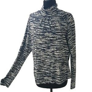 St Johns Sport Verigated T Neck Top Logo L